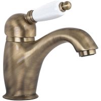 Смеситель для раковины Gattoni Orta 2746/27V0 OLD Бронза — фото 1, Смесители для раковины