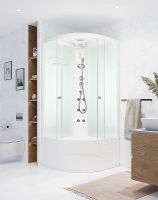 Товар: Душевая кабина Melodia della vita Classica 90x90 MB01011 с гидромассажем - фото 4 Душевая кабина Melodia della vita Classica 90x90 MB01011 с гидромассажем — фото 4, Душевые кабины