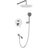 Душевая система BelBagno Ancona ANCONA-VDSET-CRM Хром — фото 1, Встраиваемые душевые комплекты