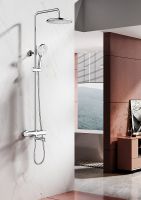 Душевая система Raglo R20.26 с термостатом Хром — фото 27, Душевые стойки