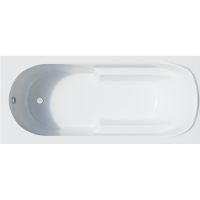 Акриловая ванна Corpa Nera Santi 170x75 CN05022WH без гидромассажа — фото 1, Акриловые ванны