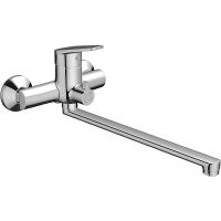 Смеситель для ванны Dorff Prime new D4019500 универсальный Хром — фото 1, Смеситель для ванны