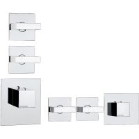 Смеситель для душа Bossini Outlets Z033203.030 с термостатом Хром — фото 1, Смеситель для душа