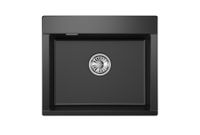 Granula-ES-5804, ТУРМАЛИН, кухонная мойка, кварц, ESTETICA — фото 2, Кухонные мойки