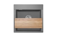 Товар: Granula-ES-5201, ГРАФИТ (ЧЁРНО-СЕРЫЙ), кухонная мойка, кварц, ESTETICA - фото 3 Granula-ES-5201, ГРАФИТ (ЧЁРНО-СЕРЫЙ), кухонная мойка, кварц, ESTETICA — фото 3, Кухонные мойки