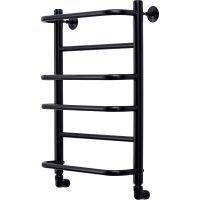 Водяной полотенцесушитель Comfysan Puro W-6 60x40 012847 Черный матовый — фото 1, Водяные полотенцесушители