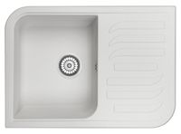 Granula-7001, АРКТИК (БЕЛЫЙ), кухонная мойка, кварц — фото 1, Кухонные мойки