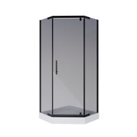 Товар: Душевой уголок Niagara Eco NG-009-14DT (90х90х195) низкий поддон(13см),черный,стекло тонированное,2 - фото 7 Душевой уголок Niagara Eco NG-009-14DT (90х90х195) низкий поддон(13см),черный,стекло тонированное,2 — фото 7, Душевые уголки трапеция