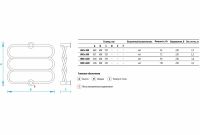 Электрический полотенцесушитель Energy Aura 600х600 EETR0AURA0606000000 Хром — фото 2, Электрические полотенцесушители