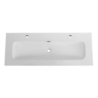 Товар: Керамическая раковина с одной чашей и двумя отверстиями под смеситель CEZARES CZR-8073-120-1-2 - фото 5 Керамическая раковина с одной чашей и двумя отверстиями под смеситель CEZARES CZR-8073-120-1-2 — фото 5, Раковины