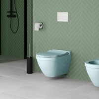 Товар: Унитаз Ambassador Nord 133T20801 подвесной Голубой матовый без сиденья - фото 6 Унитаз Ambassador Nord 133T20801 подвесной Голубой матовый без сиденья — фото 6, Унитазы