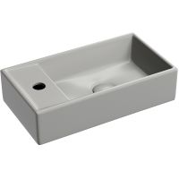 Товар: Раковина Ceramicanova Element 41 R CN6051RMH Антрацит матовый - фото 2 Раковина Ceramicanova Element 41 R CN6051RMH Антрацит матовый — фото 2, Мини-раковины