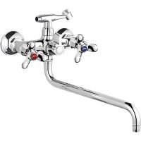 Смеситель для ванны Ledeme H12 2712L универсальный Хром — фото 1, Смеситель для ванны