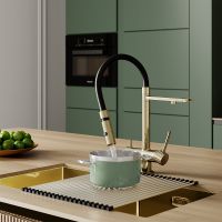 Товар: Смеситель для кухни Iddis Ace Золото матовое арт-ACEMGFFi05 - фото 7 Смеситель для кухни Iddis Ace Золото матовое арт-ACEMGFFi05 — фото 7, Смесители для кухни