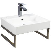 Раковина Creavit Next 50 NX242-H.00000 Белая — фото 1, Раковины подвесные