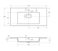 Товар: Раковина CEZARES CZR-1000/480-LV-MR-PRS - фото 4 Раковина CEZARES CZR-1000/480-LV-MR-PRS — фото 4, Раковины