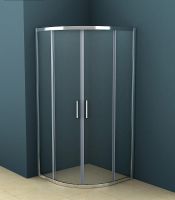 Душевой уголок Azario Ostin AZ-121 S А 90*90*195 профиль Хром стекло прозрачное — фото 3, Душевые уголки