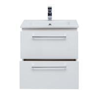 Товар: Тумба GIO, 60 см, подвесная, 2 ящика, белый глянец - фото 3 Тумба GIO, 60 см, подвесная, 2 ящика, белый глянец — фото 3, Тумбы под раковину