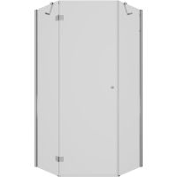 Товар: Душевой уголок Ambassador Diamond 100х100 12011112L профиль Хром стекло прозрачное - фото 13 Душевой уголок Ambassador Diamond 100х100 12011112L профиль Хром стекло прозрачное — фото 13, Душевые уголки