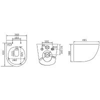 Товар: Комплект унитаза с инсталляцией Lemark Glazer 100804426 с сиденьем Микролифт и Белой глянцевой клави - фото 23 Комплект унитаза с инсталляцией Lemark Glazer 100804426 с сиденьем Микролифт и Белой глянцевой клави — фото 23, Комплекты унитаз + инсталляция