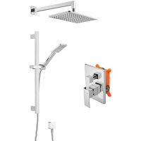 Душевая система Swedbe Platta 5539 Хром — фото 4, Встраиваемые душевые комплекты