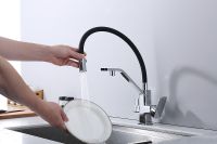 Смеситель для кухни Raglo R85.62 Хром Черный — фото 11, Смесители для кухни