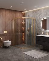 Товар: Душевой уголок CEZARES MOLVENO-A-22-100+30-C-BORO-IV - фото 2 Душевой уголок CEZARES MOLVENO-A-22-100+30-C-BORO-IV — фото 2, Квадратные душевые уголки