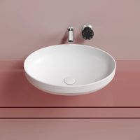 Раковина-чаша Ceramicanova Element 50 CN6056MW Белая матовая — фото 5, Раковины накладные