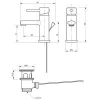 Товар: Смеситель для раковины Veragio Giamina VR.GMN-5410.CR Хром - фото 2 Смеситель для раковины Veragio Giamina VR.GMN-5410.CR Хром — фото 2, Смесители для раковины