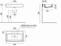 Товар: Раковина GSI Kube X 80 Белая арт-9422111 - фото 2 Раковина GSI Kube X 80 Белая арт-9422111 — фото 2, Раковины подвесные