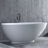 Ванна из искусственного камня Salini Paola 160х77 101511SM Белая матовая — фото 9, Ванны из искусственного камня