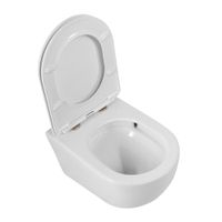 Товар: Унитаз подвесной безободковый с сиденьем CEZARES RELAX CZR-3806-53-TH-TOR/SC - фото 3 Унитаз подвесной безободковый с сиденьем CEZARES RELAX CZR-3806-53-TH-TOR/SC — фото 3, Подвесные унитазы