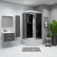 Душевая кабина Niagara Classic NG-2510-14RG (120х80х215) высокий поддон(40см),стекло тонированное,4  — фото 1, Душевые кабины