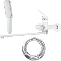 Товар: Смеситель для ванны Melodia della vita Moderno MDV35141_wt универсальный Белый - фото 3 Смеситель для ванны Melodia della vita Moderno MDV35141_wt универсальный Белый — фото 3, Смеситель для ванны