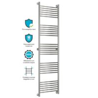 Водяной полотенцесушитель Сунержа Богема прямая 1900х500 Хром — фото 3, Водяные полотенцесушители