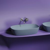 Товар: Раковина-чаша Ceramicanova Element 60 CN6049MHL Серо-голубая матовая - фото 7 Раковина-чаша Ceramicanova Element 60 CN6049MHL Серо-голубая матовая — фото 7, Раковины