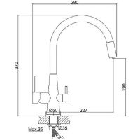 Товар: Смеситель для кухни Haiba HB76859-7 Черный матовый - фото 2 Смеситель для кухни Haiba HB76859-7 Черный матовый — фото 2, Смесители для кухни
