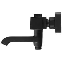 Смеситель для ванны Swedbe Hermes 9043B с термостатом Черный матовый — фото 2, Для душа и ванны