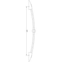 Душевая штанга Haiba HB8004 Хром — фото 2, Штанги для душа