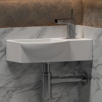 Раковина Ceramicanova Element 40 L CN6039L Белая — фото 15, Мини-раковины