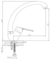 Смеситель для кухни ESKO Saint-Petersburg SPb 03 Хром — фото 3, Смесители для кухни
