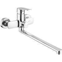 Смеситель для ванны Swedbe Mars 1750 универсальный Хром — фото 1, Смеситель для ванны