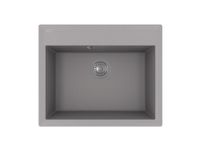 Florentina Мойка "Тоскана" 620, серый шелк — фото 1, Кухонные мойки