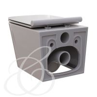 Товар: Унитаз Caprigo Style S-1203 подвесной с сиденьем Микролифт - фото 2 Унитаз Caprigo Style S-1203 подвесной с сиденьем Микролифт — фото 2, Подвесные унитазы