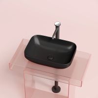 Раковина-чаша Ceramicanova Element 50 CN6055MB Черная матовая — фото 11, Раковины накладные