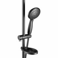 Душевой гарнитур Swedbe Hermes 5106B Черный матовый — фото 2, Душевые гарнитуры