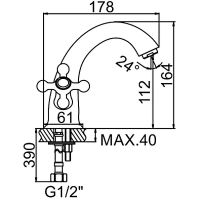 Товар: Смеситель для раковины Ledeme H19 1019L Хром - фото 2 Смеситель для раковины Ledeme H19 1019L Хром — фото 2, Смесители для раковины