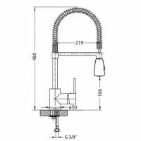 Смеситель для кухни Alveus Billy-S Chr 1098727 Хром — фото 5, Смесители для кухни