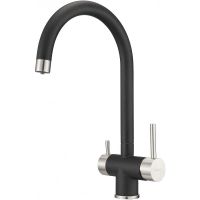 Смеситель для кухни Milacio Ultra MCU.554.MB Черный матовый — фото 7, Смесители для кухни