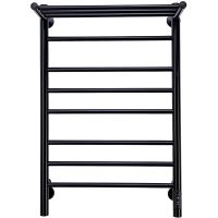 Электрический полотенцесушитель Comfysan Luce EC-8 80x50 015558 с полкой Черный матовый — фото 3, Электрические полотенцесушители